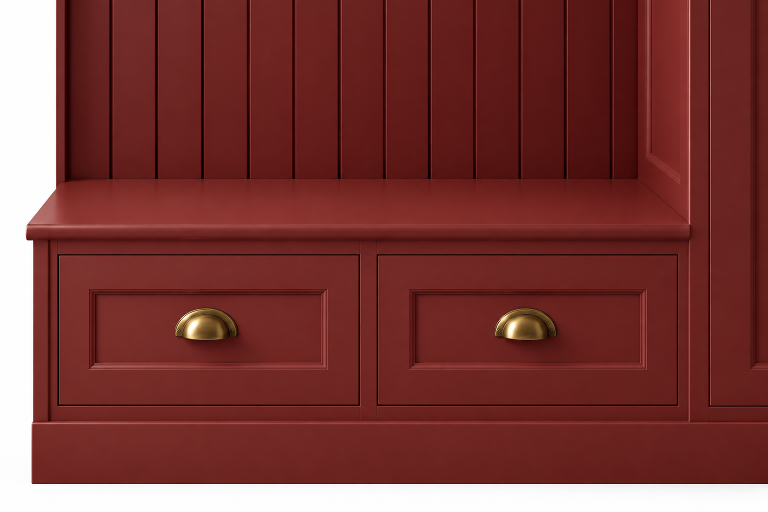 Detail — lades met cup handles