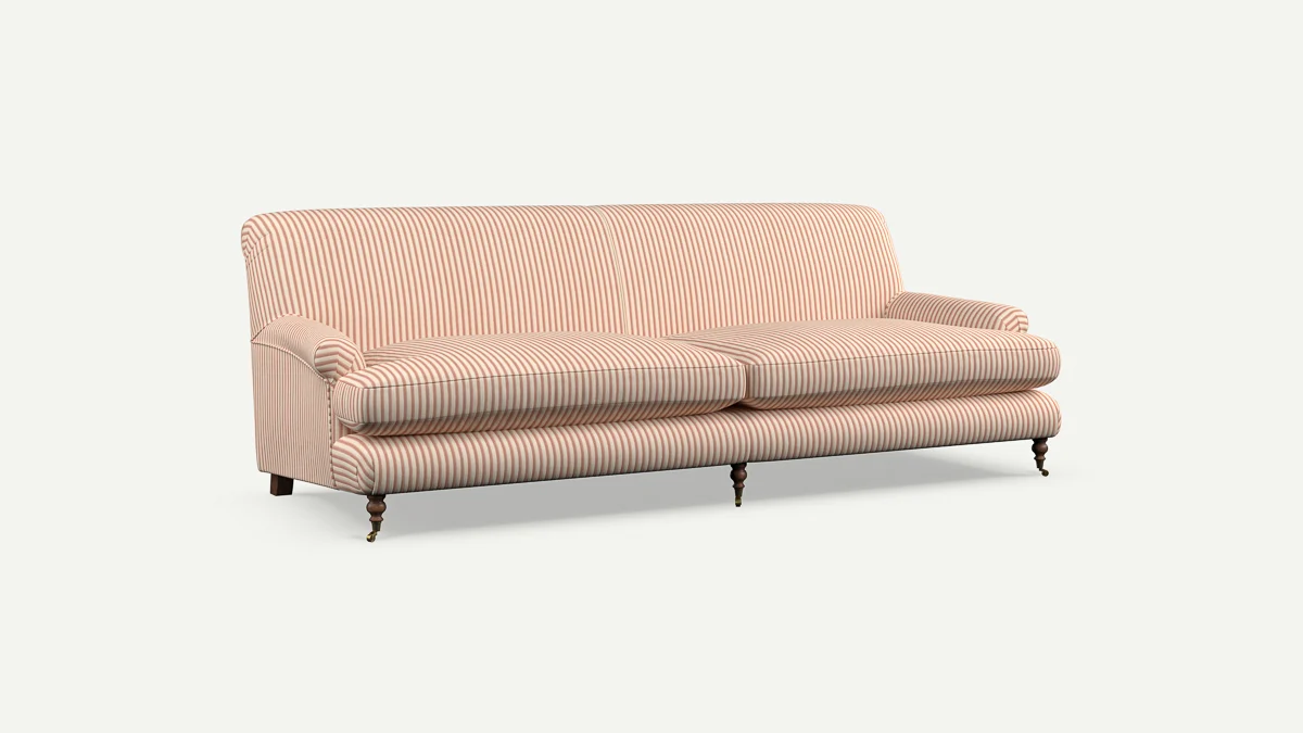 Remy Three Seater Heritage Pink Stripe