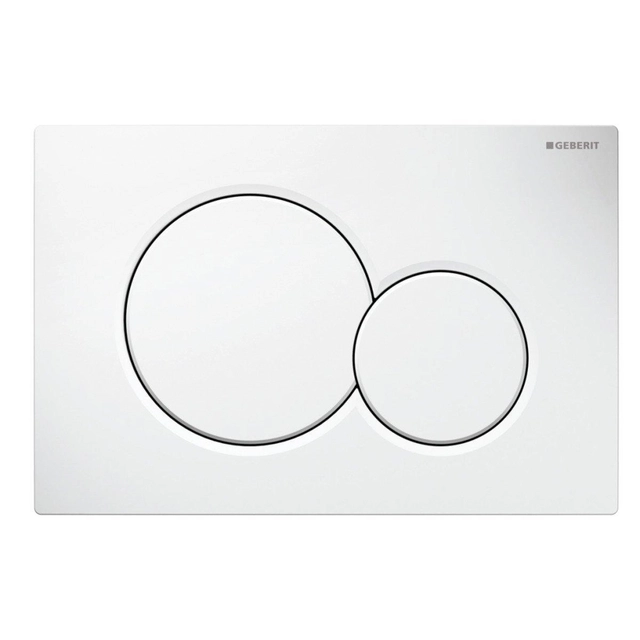 Geberit Sigma01 bedieningsplaat alpien wit