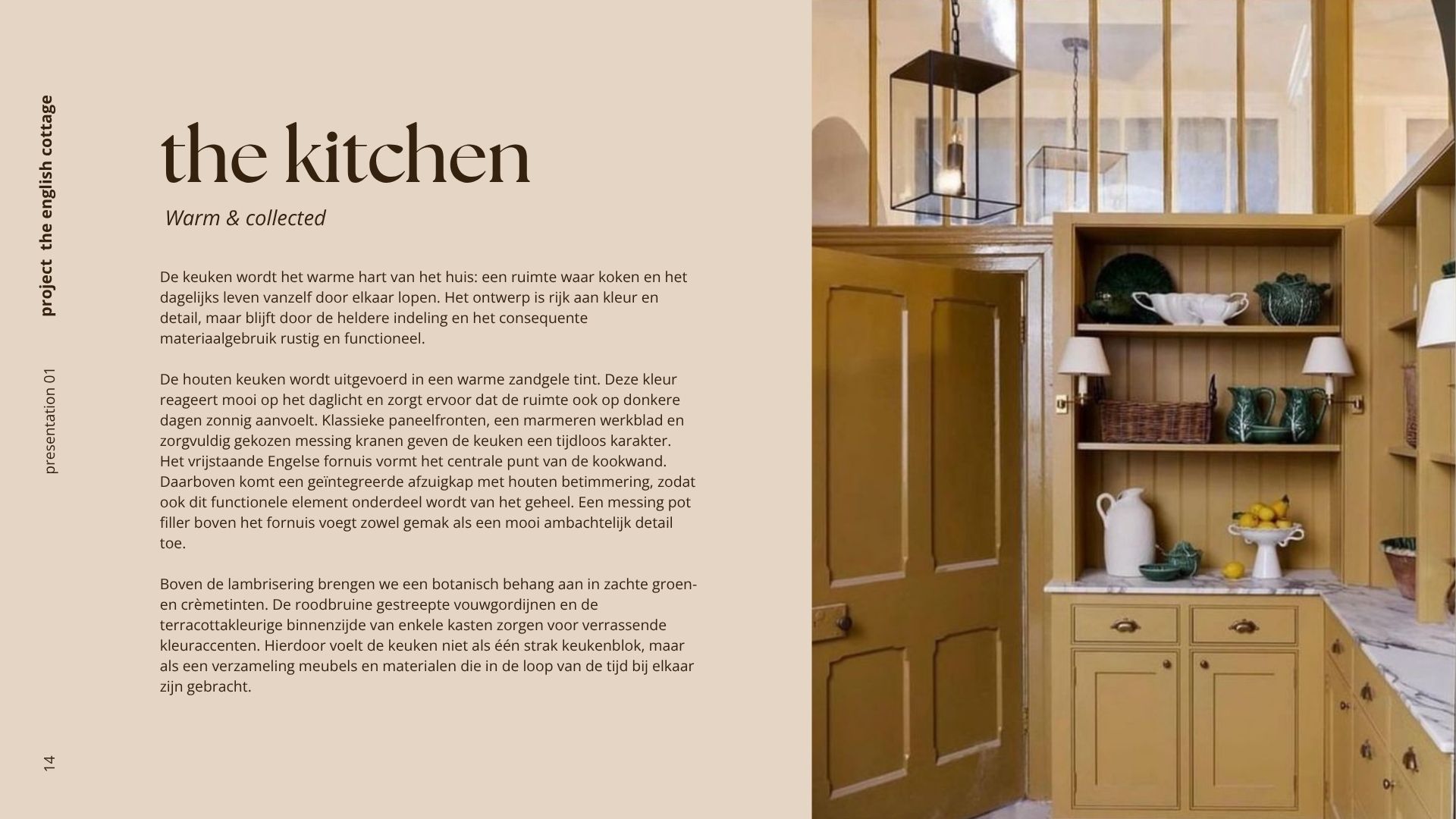 Keuken tekst