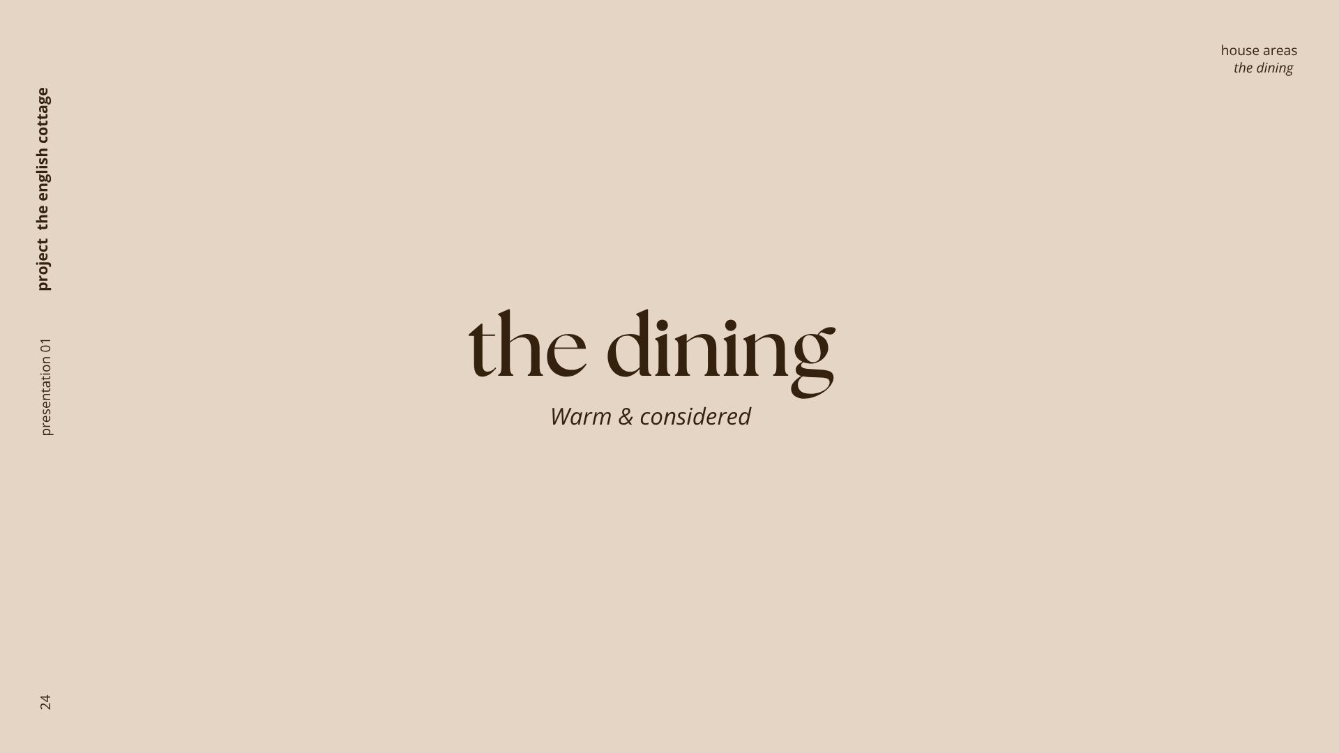 Dining title