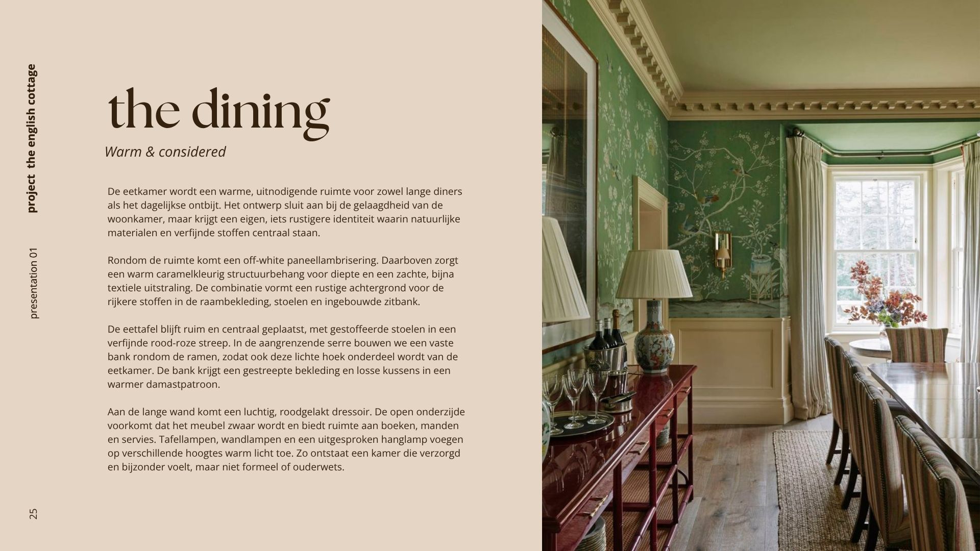 Dining tekst