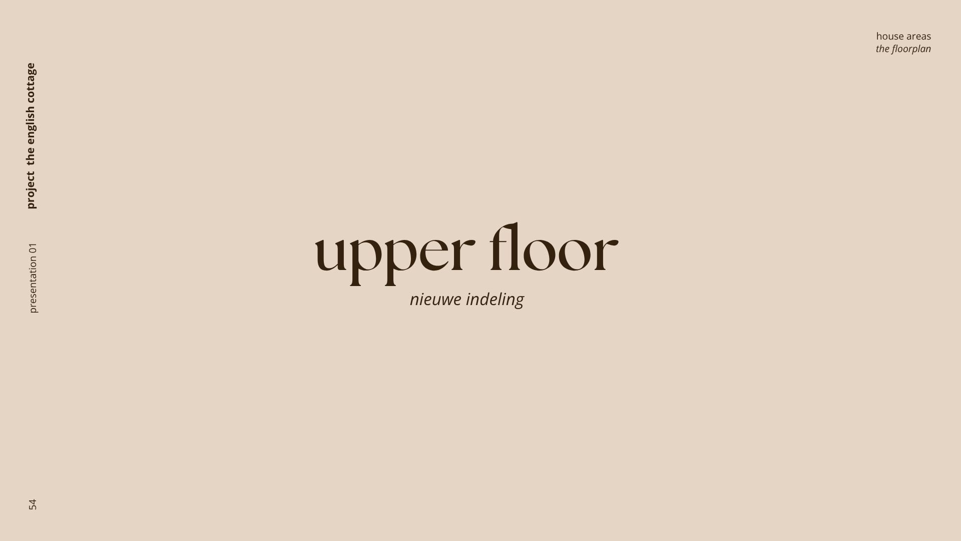 Upper floor titel