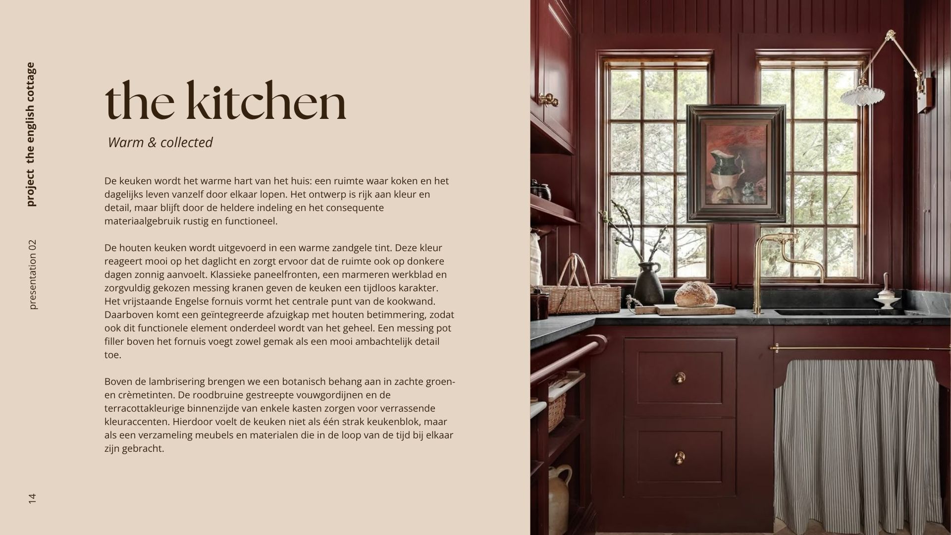 Keuken tekst