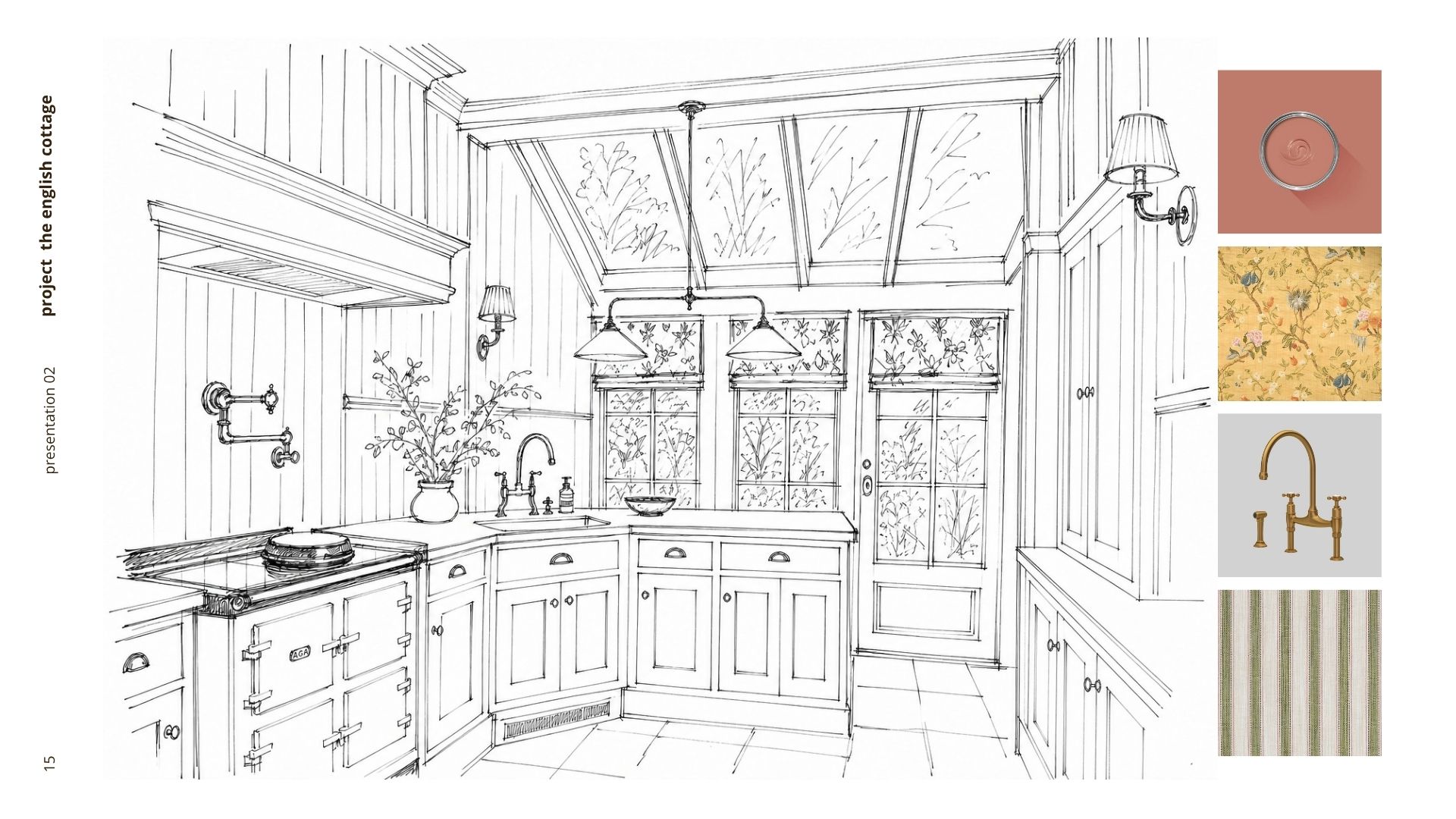 Keuken schets & materialen